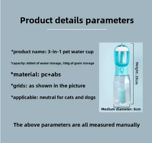 3 IN 1 WATER BOTTLE